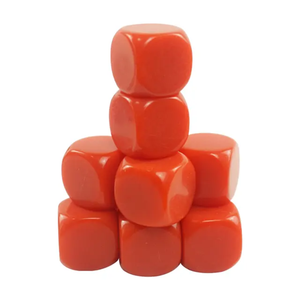 Dados de Resina para Juegos, Logotipo Personalizado, Dados Blancos Puros de 16 mm para Juegos - Product Image 5
