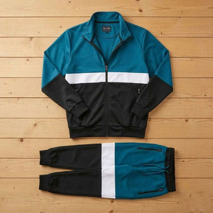 Conjuntos Deportivos para Hombre, Sudadera con Capucha de Manga Larga, Conjuntos de 2 Piezas, Chaquetas y Pantalones Deportivos con Cierre Completo - Product Image 4