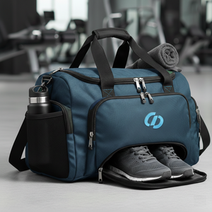 Sac de sport multifonctionnel avec compartiment pour chaussures et poche pour bouteille d'eau - Product Image 6