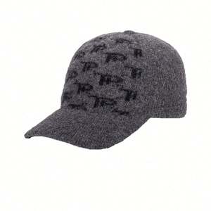 Casquette de baseball en laine brodée personnalisée Automne-Hiver 2025 – Tendance, style affirmé, tricotée, avec logo jacquard pour l'extérieur - Product Image 3