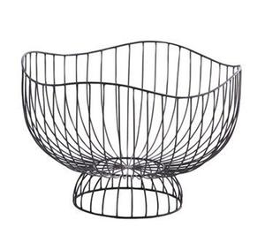 Panier à fruits en métal, plateau à fruits en fer forgé, panier de rangement nordique pour la maison, panier de rangement pour collations, panier de rangement géométrique - Product Image 1