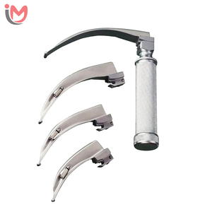 Laringoscopio de fibra óptica Macintosh + Laringoscopio de fibra óptica Integra para pediátricos y adultos, juego de 7 hojas + 2 hojas con mango OEM - Product Image 6