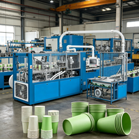 Máquina Integrada de Conformado y Grabado para Vasos de Papel Ondulados