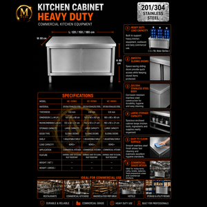 Armario de Cocina de Gran Capacidad y Alta Calidad, con Puertas Corredizas de Acero Inoxidable Resistente, para Almacenamiento en Restaurantes y Servicios de Catering - Product Image 5