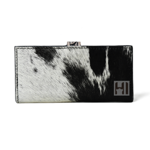 Women's Trending Western Style Genuine Cowhide Leather <b>Wallet</b> with Flap Open Design Logo Magnet RFID Protection for <b>Card</b> <b>Holders</b> - Product Image 3