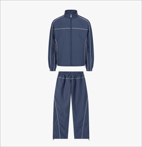 Conjunto Deportivo Cortavientos para Hombre, Diseño 2 en 1, Ecológico, Elegante, Chaqueta y Pantalones Ligeros, Ajuste Cómodo y Transpirable - Product Image 1