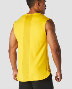 Débardeur de sport respirant et à séchage rapide pour homme, 100 % polyester écologique, motif uni, 120g, style trench américain - Product Image 4