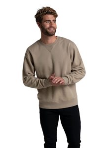 Sweat-shirt à col rond pour homme, mélange de coton, streetwear, broderie personnalisée, polaire premium, emballage personnalisé, approvisionnement en gros - Product Image 1