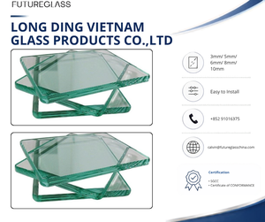 Verre trempé en usine pour fenêtres, portes, façades, cloisons et construction professionnelle de bâtiments - Product Image 1