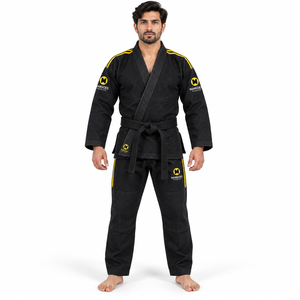 Kimono de BJJ Premium en Coton Léger Pré-rétréci Tissage Or Uniforme IBJJF Veste d'Entraînement Pantalon Renforcé Respirant Anti-bactérien - Product Image 4