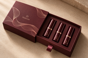Emballage personnalisé pour trois tubes de rouge à lèvres - Product Image 1
