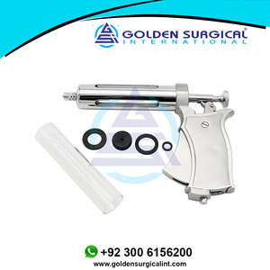 Pistolet seringue réglable 50 ml, automatique, continu, en acier inoxydable, pour la vaccination des bovins, porcs, moutons et animaux d'élevage - Product Image 3