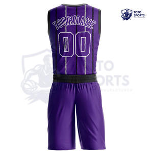 Meilleur prix raisonnable, prix de gros, uniforme de basket-ball d'équipe respirant, confortable, léger, imprimé sur toute la surface - Product Image 2