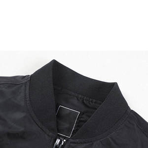 Veste bomber de baseball pour homme de haute qualité, prix bas, logo personnalisé, respirante, tricotée, imperméable, coupe-vent, à capuche, vintage - Product Image 3