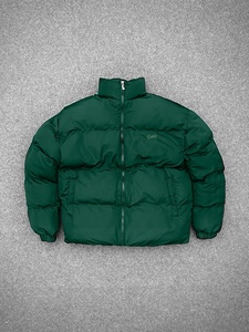 Custom <b>Mens</b> High Quality Matte Polyester Waterproof Puffer Jacket Wholesale - Product Image 1