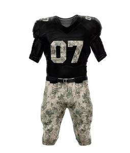 Wholesale Custom Printed Short Sleeve American Football Uniform Team 100% Polyester High Quality - Product Image 2