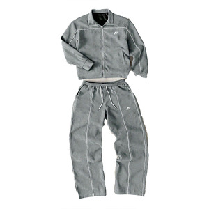 Conjuntos de sudadera con capucha y pantalones anchos de forro polar premium de marca privada, fabricante mayorista OEM ODM - Product Image 3