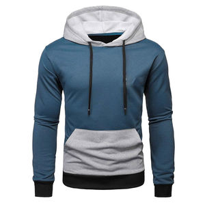Sweat-shirt à capuche pour homme en molleton de coton, avec cordon de serrage réglable, doux, chaud, à manches longues, décontracté, pour tous les jours - Product Image 1