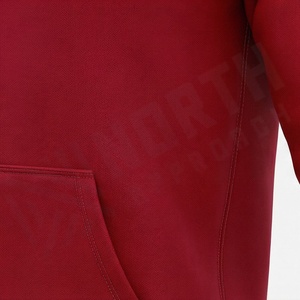 Sweat à capuche en coton peigné teint uni, épais et de qualité supérieure, pour homme, style streetwear, avec service de personnalisation de logo OEM - Product Image 5