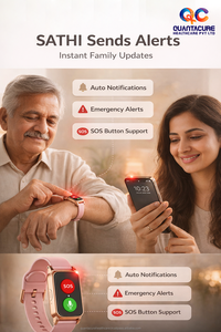 2026 QC V22 Pro AI GPS SmartWatch Elderly <b>WiFi</b> SIM SOS Call Fall Detection HeartRate BloodPressure Sleep Tracker IP67 Navigation - Product Image 4