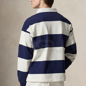 Camiseta de Rugby para Hombre, Manga Larga, Transpirable, Elegante, con Nombre de Equipo Personalizado en la Parte Delantera, Tacto Suave, Material 100% Poliéster, Duradera, al Mejor Precio - Product Image 4