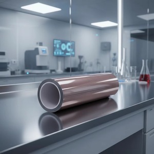 Film PET flexible de bonne qualité avec revêtement ITO, 100x100mm, 8-10 Ohm/sq, électrode transparente pour l'électronique et les écrans flexibles - Product Image 6