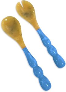 Tableware elegant salad tossers decorative dining utensils luxury <b>buffet</b> serve ware resin hosting essentials stylish kitchen - Product Image 1
