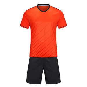 Conjunto de Uniforme de Fútbol de Alta Calidad y Precio Económico, Camiseta y Pantalones Cortos, 100% Algodón/Poliéster, Uniforme de Fútbol de Club para Hombre - Product Image 4