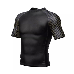 Camiseta de compresión de manga corta para hombre, Rashguard de BJJ al por mayor, Rashguard sublimado para gimnasio, entrenamiento, fitness, MMA, Grappling - Product Image 4