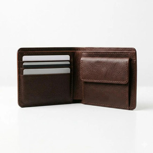 Handmade mens leather <b>wallet</b> bifold slim RFID <b>secure</b> card holder bulk supplier OEM custom branding export for sale - Product Image 3
