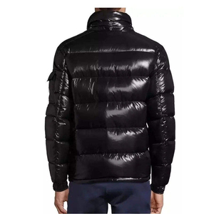 Doudoune courte d'hiver ultra légère en duvet de canard et d'oie, brodée en chenille, matelassée, pour homme - Product Image 6