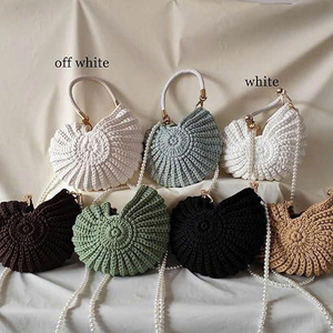 กระเป๋าถือแบบเกลียว กระเป๋าเสื้อยืดไหมพรม คละสีและออกแบบได้ตามต้องการ - Product Image 1