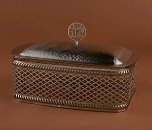 Juego de Cajas Decorativas de Lujo para Dulces, Recipiente de Metal Plateado con Tapa, Contenedor de Dulces para Mesa, Organizador de Bocadillos, Decoración del Hogar, Diseño Clásico - Product Image 2