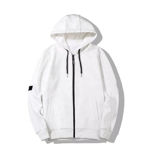 เสื้อฮู้ดดี้ผู้ชายแบบซิป ขนาดใหญ่พิเศษ ผ้าฝ้าย 100% สวมใส่สบาย ระบายอากาศได้ดี เป็นมิตรกับสิ่งแวดล้อม - Product Image 4