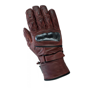 Gants de moto en cuir pour hommes, à doigts entiers, pour l'hiver, le sport, le fitness, le cyclisme, la course, antidérapants, respirants, pour le motocross - Product Image 2