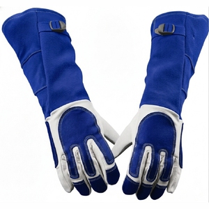 Professional Grade Welding <b>Gloves</b> Heat Resistant Leather <b>Gloves</b> for Industrial Safety and Work - Product Image 1