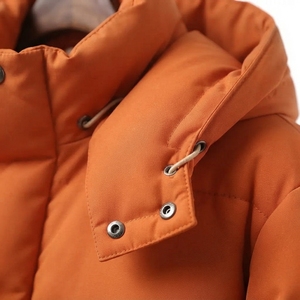 Men's Winter Long Puffer Coat Quilted <b>Padded</b> Jacket Warm Casual Outdoor Wear Stand Collar Functional Pockets - Product Image 5