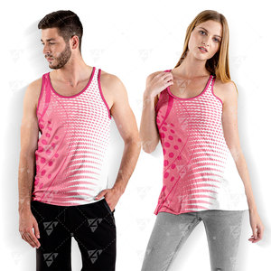 Men's Casual Sports <b>Workout</b> <b>Tank</b> <b>Top</b> O-Neck Knitted Quick Dry Breathable 100% Polyester Lightweight Summer Gym Fitness Seamless - Product Image 1