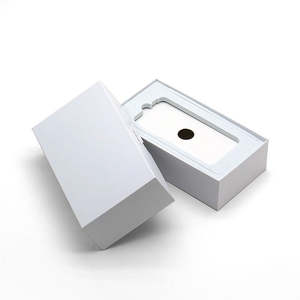 Factory Wholesale High Quality Blank White Cardboard <b>Box</b>, Luxury Mobile Phone Packaging <b>Box</b> for Retail Sale - Product Image 2