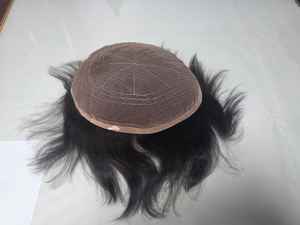 ท็อปเป้ผมแท้แบบเต็มศีรษะสำหรับผู้ชาย ผมอินเดียเรมี่ แบบลอน ความหนาแน่น 100% ความยาวสั้น TAZ HAIR BANGLADESH - Product Image 3