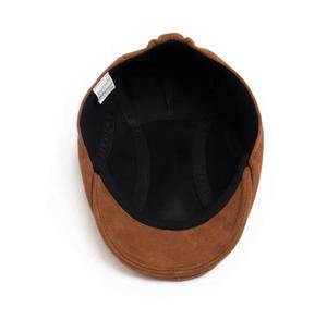 Unisex 100% Cotton Adjustable <b>Flat</b> Cap England Style Casual Outdoor <b>Hat</b> for Adults Four Seasons - Product Image 3