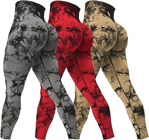 Leggings Deportivos para Yoga, Ropa Deportiva sin Costuras, Leggings de Cintura Alta con Corte en V para Levantar Glúteos, Leggings de Verano para Gimnasio y Fitness para Mujer - Product Image 6
