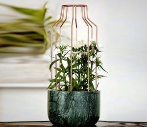 Pot de plante en métal artisanal, jardinière décorative en fer pour salon, table, jardin, balcon, plantes d'intérieur - Product Image 6