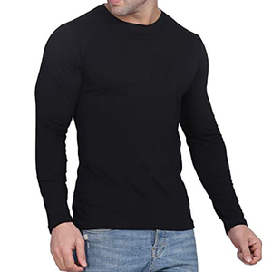 Men Black Short Sleeve O Neck Knitted T <b>Shirt</b> Loose Fit Casual Solid Breathable Durable Eco-Friendly Quick Dry <b>100</b>% <b>Polyester</b> - Product Image 3
