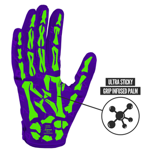 7v7 Silicon gel Gloves High Quality Custom flag American Football Receiver Gloves Durable Anti Slip Grip Youth Adult rubber logo - Product Image 5
