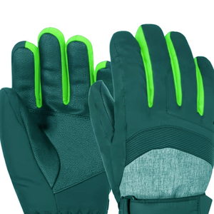 Gants de ski d'hiver robustes, gants thermiques à doigts complets pour les sports de neige, les aventures en plein air, avec sangle de poignet réglable - Product Image 2