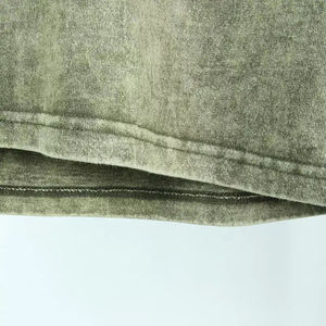 Adult Custom Printed Acid Wash T-Shirt 100% Cotton Quick Dry Breathable 220GSM Casual <b>Bleach</b> - Product Image 2