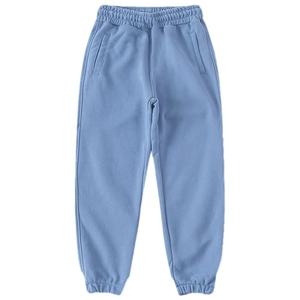 เสื้อสวมหัวผ้าฟลีซสัมผัสนุ่มสบายๆสำหรับเด็กเสื้อมีฮู้ดและกางเกงวิ่งมีกระเป๋าหน้าชุดวอร์มเล่นกีฬาออกกำลังกายเล่นยิมเสื้อสวมหัว - Product Image 3