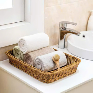 Offre Spéciale : Plateau en jonc de mer artisanal de haute qualité, robuste et écologique, en matériau naturel pour cuisine, salon, salle de bain et vaisselle - Product Image 3