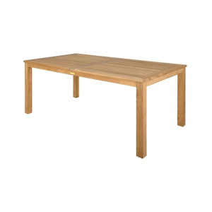 Mesa de Comedor Rectangular de Teca para Exteriores, Diseño Moderno, Ecológico y Duradero para Patio - Product Image 1